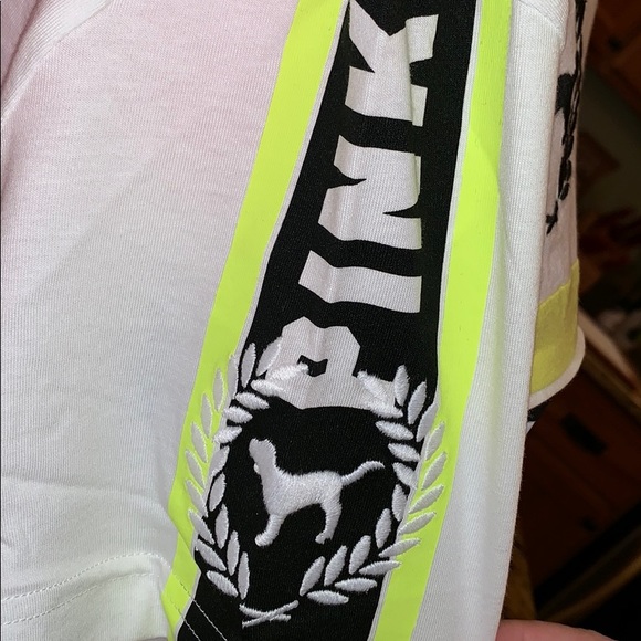 PINK Short Sleeve Campus Crew - Picture 3 of 4